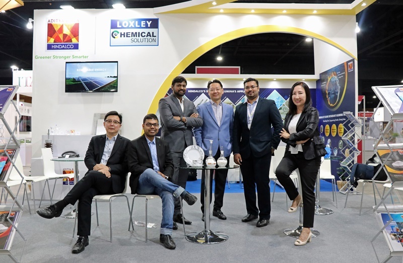 LOXLEY Joins Hands with Indian Giant ‘HINDALCO’ to Showcase Outstanding Chemical Products at ASEAN CERAMICS 2022